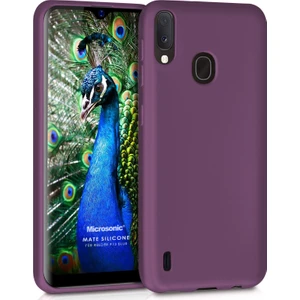 Matte Silicone Reeder P13 Blue Kılıf Mor