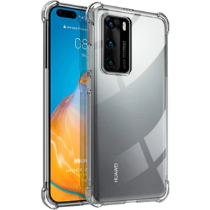 Huawei P40 Kılıf Shock Absorbing Şeffaf