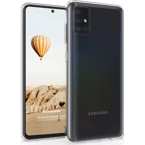 Samsung Galaxy M31s Kılıf Transparent Soft Beyaz