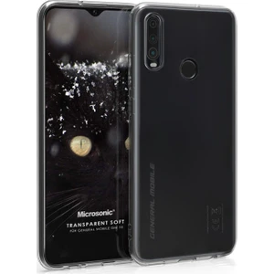 General Mobile GM 10 Kılıf Transparent Soft Beyaz