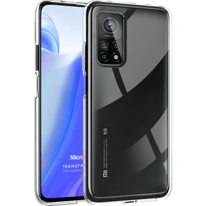 Xiaomi Mi 10T Kılıf Transparent Soft Beyaz