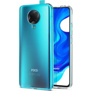 Xiaomi Poco F2 Pro Kılıf Transparent Soft Beyaz