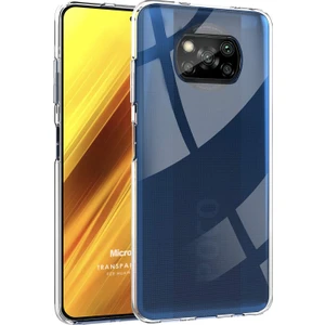 Xiaomi Poco X3 NFC Kılıf Transparent Soft Beyaz