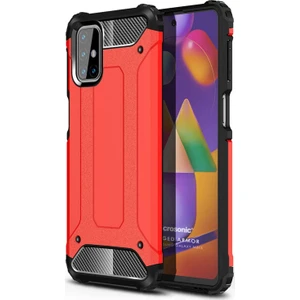 Samsung Galaxy M31s Kılıf Rugged Armor Kırmızı