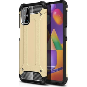 Samsung Galaxy M31s Kılıf Rugged Armor Gold