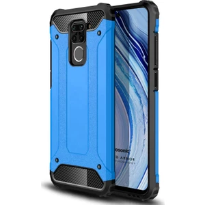 Xiaomi Redmi Note 9 Kılıf Rugged Armor Mavi