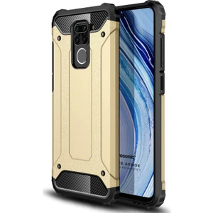 Xiaomi Redmi Note 9 Kılıf Rugged Armor Gold