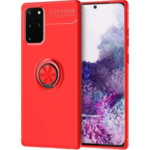 Samsung Galaxy S20 Plus Kılıf Kickstand Ring Holder Kırmızı
