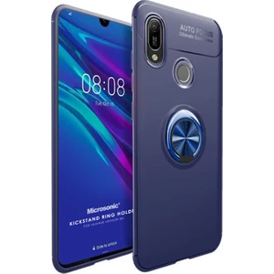 Huawei Honor 8A Kılıf Kickstand Ring Holder Lacivert