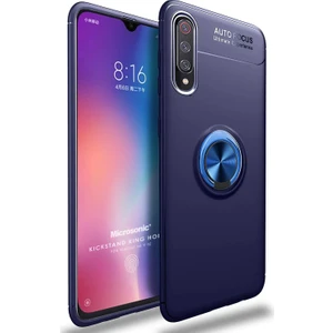 Xiaomi Mi 9 SE Kılıf Kickstand Ring Holder Lacivert