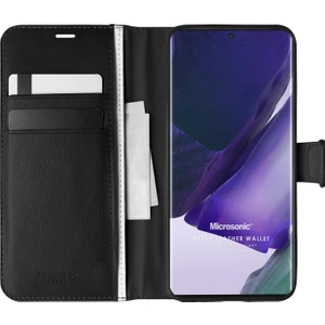Samsung Galaxy Note 20 Ultra Kılıf Delux Leather Wallet Siyah