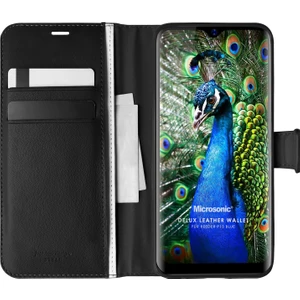 Reeder P13 Blue Kılıf Delux Leather Wallet Siyah