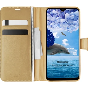 Reeder P13 Blue Max Kılıf Delux Leather Wallet Gold