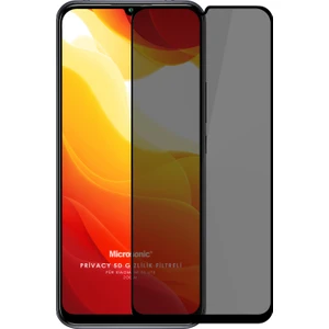 Xiaomi Mi 10 Lite Zoom Privacy 5D Gizlilik Filtreli Cam Ekran Koruyucu Siyah
