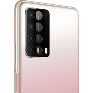 Huawei P Smart 2021 Kamera Lens Koruma Camı V2 Siyah