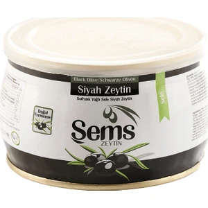 Ahsaf Şems Yağlı Siyah Sele Zeytin 300 Gr 231-260  Kalibre