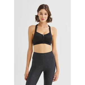 Siyah Push Up Spor Sütyeni