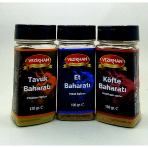 3'lü Baharat Seti ( Et - Tavuk - Köfte )= 370 gr