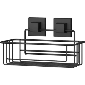 Easyfıx Yapışkanlı Tek Katlı Banyo Rafı Mat Siyah EF254