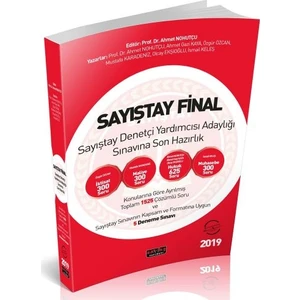 Sayıştay Final Sayıştay Denetçi Yardımcısı Adaylığı Sınavına Son Hazırlık Soru Bankası - Ahmet Nohutçu