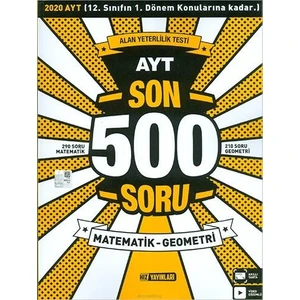 Hız Yayınları AYT Son 500 Soru Matematik - Geometri