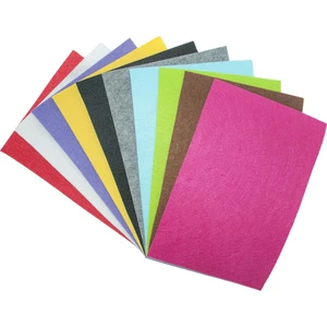 Toptan Keçe İnce Keçe Paketi Karışık Renkler 50 x 70 cm 10'lu