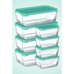 8 Parça Snowbox Saklama Kabı Takımı / 4 Büyük + 4 Orta PB4X53743-4X53733
