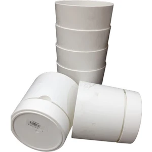 Ereğli Tahtakale 6 Adet 15 cm Beyaz Begonya Saksı