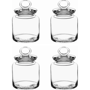 98671 Kitchen Cam Kapaklı Kavanoz 1085CC - 4 Adet