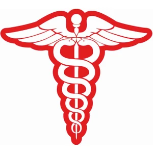 Sticker Atölyesi Tıp Amblemi Sticker - 20663