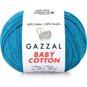 Baby Cotton El Örgü İpi Canlı Mavi 3428