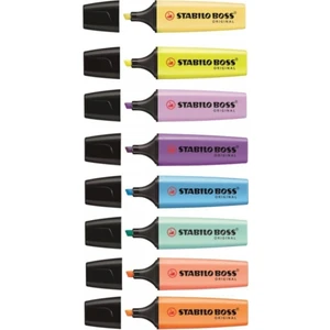 Boss Pastel Fosforlu Kalem 8'li