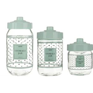 Punto Desenli Kavanoz Turkuaz