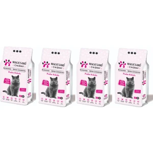 Bebe Pudrası Kokulu Doğal Bentonit Kedi Kumu 5 Lt x 4 Adet