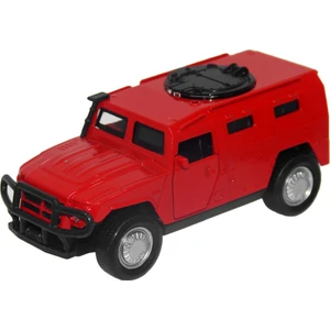 Birlik Parstek Minitro 1:36 Metal Çek Bırak Işıklı Zırhlı Askeri Araç