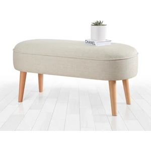 Lorence Home Lednok Bench Puf  Krem