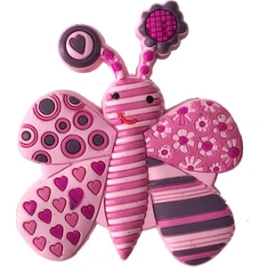 Çocuk Odası Mobilya Kulp Dolap Düğme Pembe Kelebek No:32