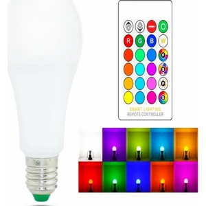 Rgb Uzaktan Kumandalı 10 W LED Ampul