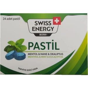 Swiss Energy Pastil Mentol&nane&okaliptus 24 Adet