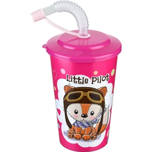 Tuffex Kapaklı Pipetli Bardak