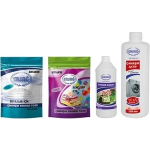 3 ×1000 ml Renkli Beyaz Aktif Çamaşır Kokusu 500 ml