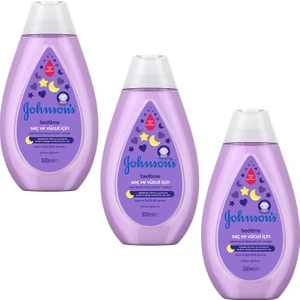 Johnsons Baby Bedtime Saç ve Vücut Şampuanı 500 ml 3 Adet