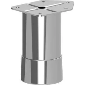 Metal Mobilya Ayağı Parlak Krom 4'lü 10 cm