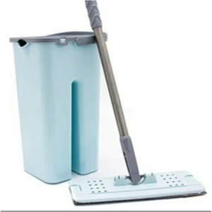 Tablet Magic Flat Mop Yer Duvar Silme Microfiber Paspas Temizlik Seti + 10  Bez