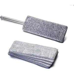 Spin Mop Mikrofiber Tablet Mop Yedek Bezi Gri 12 X 33 Cm