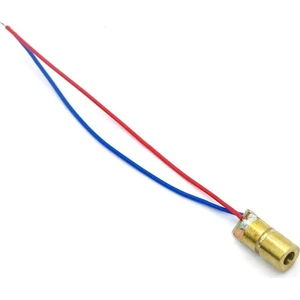 Emay Center 1 'li - Kablolu Nokta Lazer Modül Metal Kafa 5V 650NM 5mw Point Laser