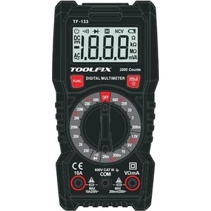 Toolfıx TF-133 Işıklı Dijital Multimetre Ölçü Aleti