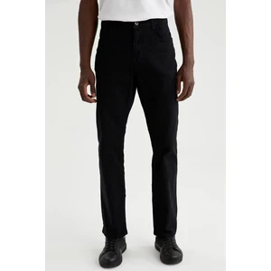 Diago Comfort Fit Yüksek Bel Boru Paça Siyah Jean Pantolon R8817AZ21SP