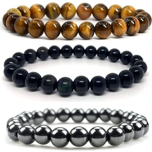 Üçlü Doğaltaş Bileklik Seti