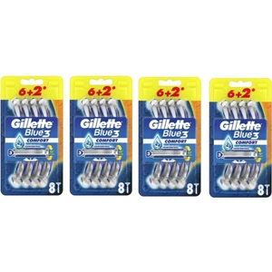 Blue3 Comfort Kullan-At Tıraş Bıçağı 8'Lİ x 4